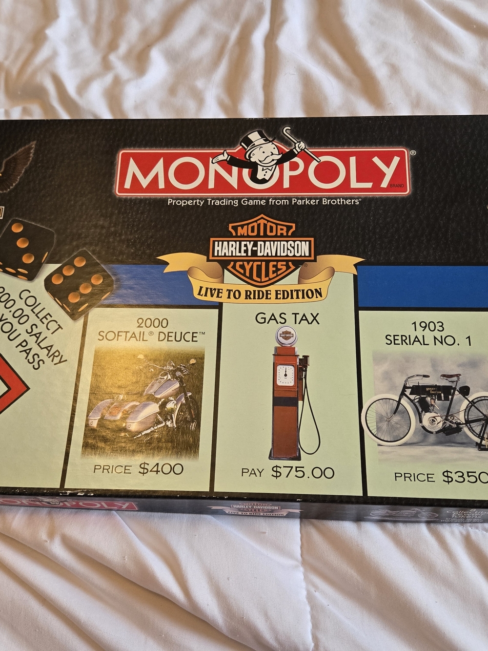 NIB Monopoly Harley-Davidson Live to Ride Edition Board Game